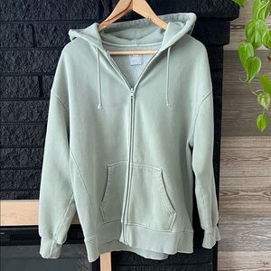 TNA cozy fleece zip up